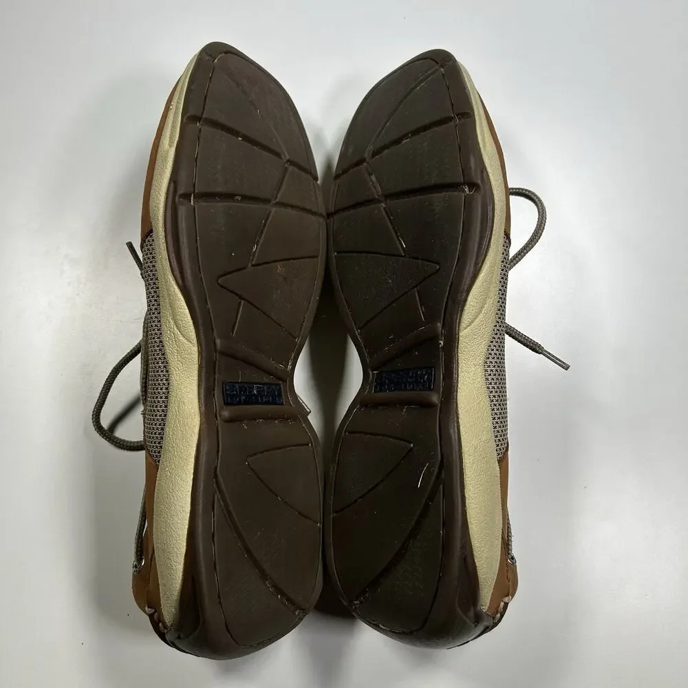 Sperry Top Sider Boat Shoes Men’s 11M Brown Leather Casual Dockside Lace - Picture 9 of 13